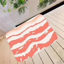 Впитывающий нескользящий коврик для ванной с узором из свинины, коврик для дома