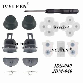 

IVYUEEN R2 L2 L1 R1 Trigger Buttons Mod Kit for PlayStation 4 PS4 Pro Slim Controller Analog Stick Caps JDS 055 050 040 030 011
