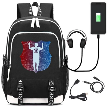 

Thank You Messi Backpack Fashion Backpack Women Men Multifunction USB Charging Laptop Backpack School Travel Bag for Boy Girls