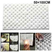 Авто белый звукоизоляция пены брандмауэр звук Deadener тепла щит коврики колодки