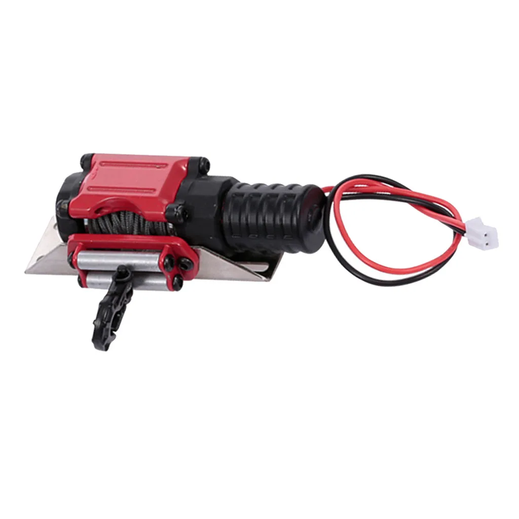 Electric 1/10 Scale Winch CNC Machined for RC Rock Crawler Axial SCX10 D90 D110, Traxxas -4,  TF2 Upgrade Parts