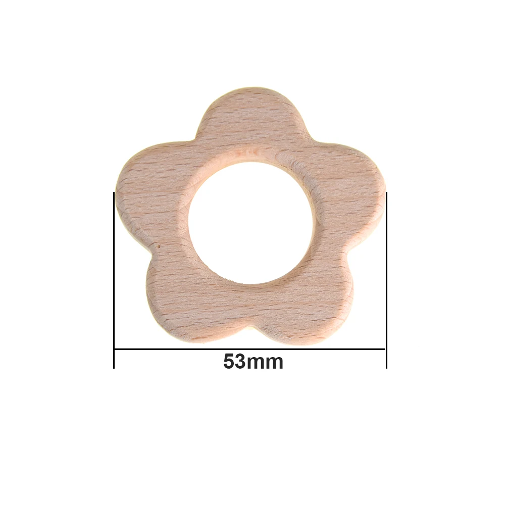 Beech Wooden Flower - (3)