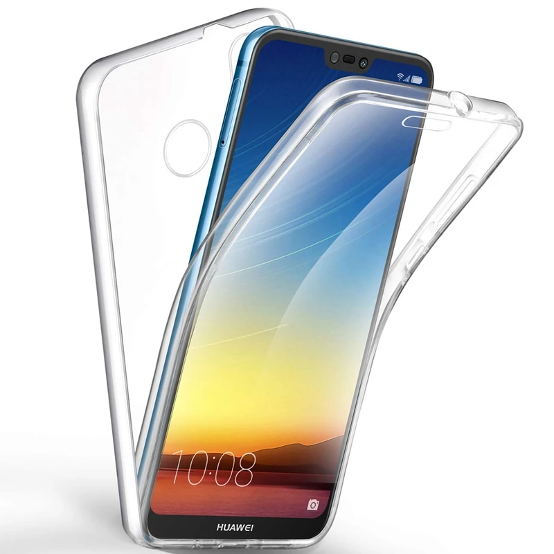 360 градусов ясный чехол для samsung Galaxy A40 A20E A2 Core A30 A10 A20 A50 M10 M20 M30 S9 S10 плюс S10E полная