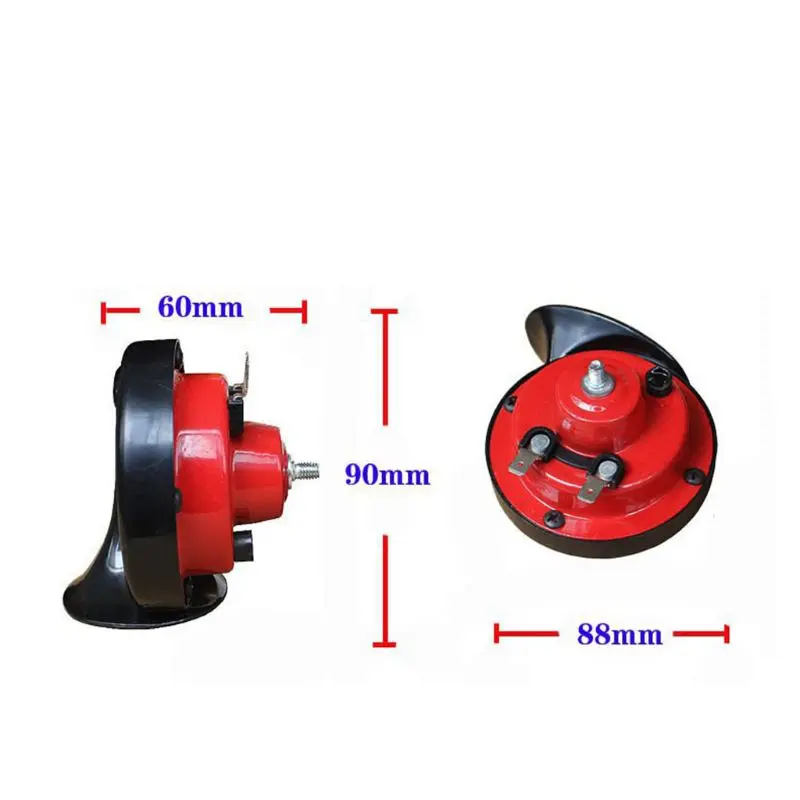 

Car Snail Horn 12V High-Altitude Motorcycle Electric Car Modified Whistle Super Loud Snail Electric Horn