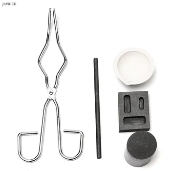 

1Set Graphite Crucible Set Ingot Mold Gold Silver Torch Melting Kit Tool Mould Set DIY Jewelry Making