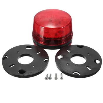 

Waterproof 12V 120Ma Safe Security Alarm Strobe Signal Safety Warning Red Flashing Led Light For Alarm(Red)
