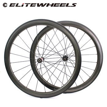 

ELITEWHEELS High-End Dimple Road Bike Carbon Wheel DT Swiss Hub Pillar 1423 Spoke 700c Wheelset 45 50 58 80mm Clincher Tubular