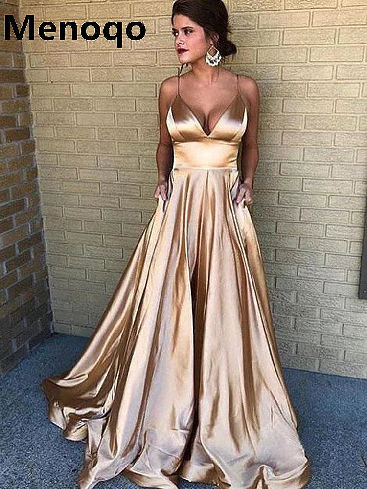 Satin graduation dress Clearance