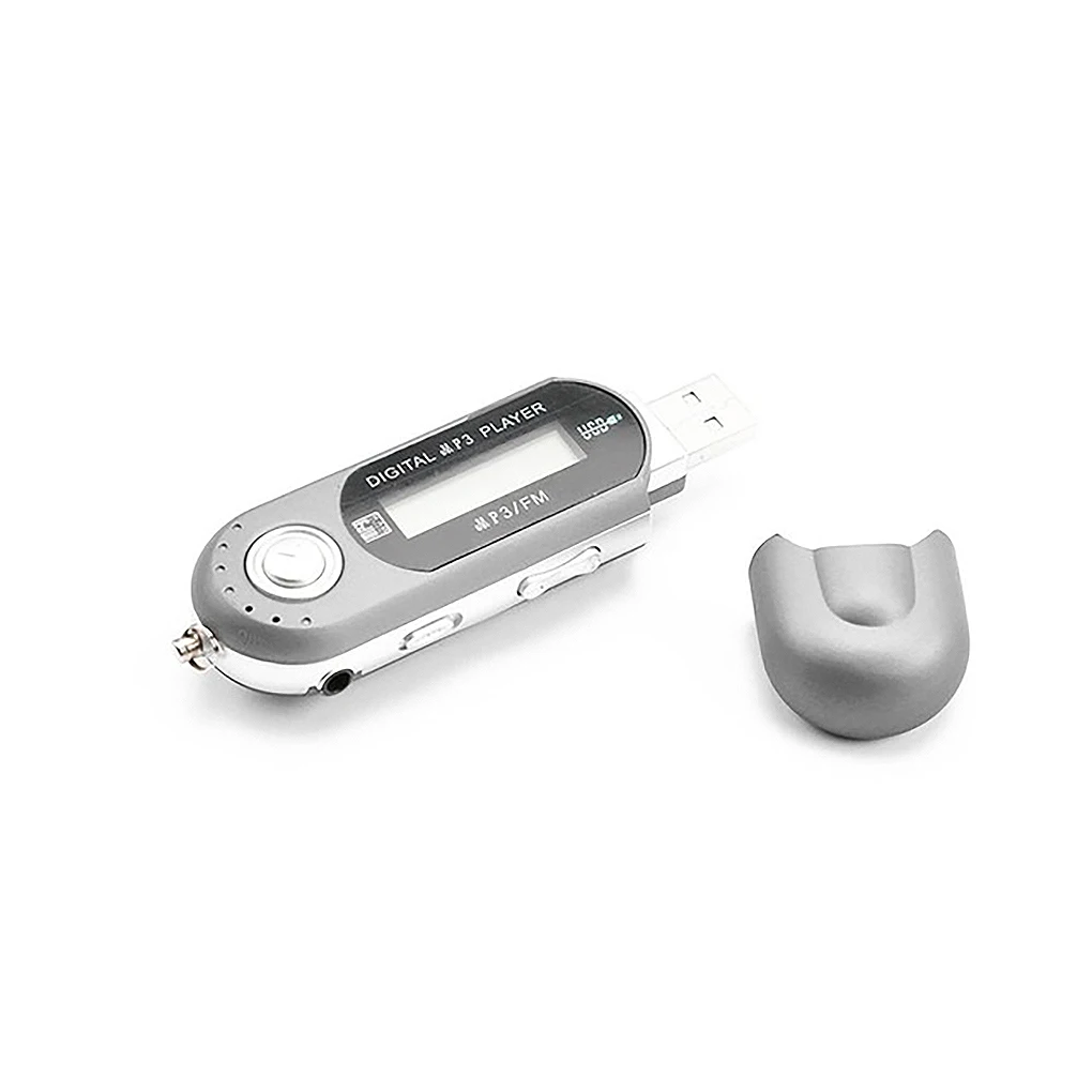 Портативный мини USB Flash LCD цифровой MP3 плеер с поддержкой флеш памяти 32 Гб TF слот