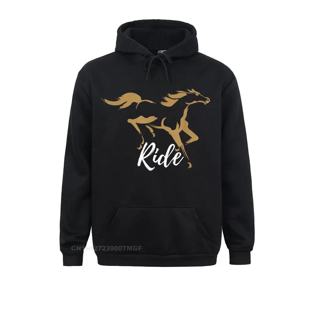 Ride Horse T Shirt for Equestrian Horseback Riding Lovers__18504 Male Sweatshirts Comics Hoodies Discount Clothes Long Sleeve Ride Horse T Shirt for Equestrian Horseback Riding Lovers__18504black