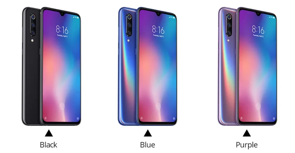 Глобальная версия Xiaomi mi 9 mi 9 смартфон 6,39 дюймов 6 ГБ ОЗУ 64 Гб ПЗУ Восьмиядерный процессор Snapdragon 855 48MP+ 16MP+ 12MP с тройными камерами
