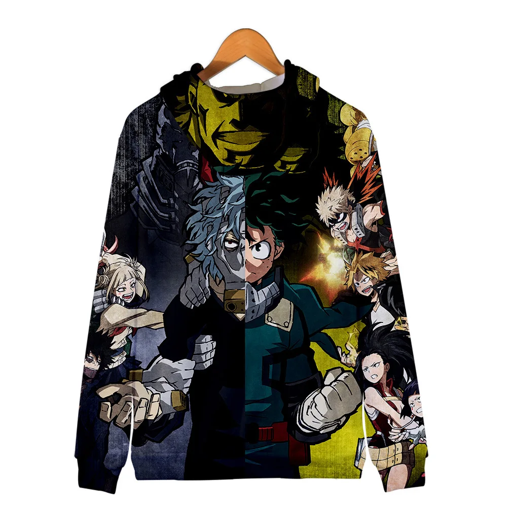 My Hero Academia Harajuku Anime Zipper Hoodies 10