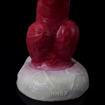 NNSX NEW Dragon Dildo Big Knot Scale Animal Anal Plug Silicone with Suction Cup Adult Games Sexitoys for Men Sexy Toys FemaleGay 3