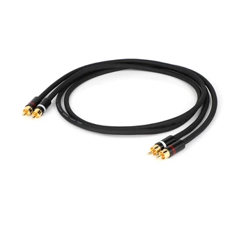 

Hi-end OFC grade RCA interconnect cable hifi audio RCA to RCA male extension cord RCA audio cable with gold plated RCA jack