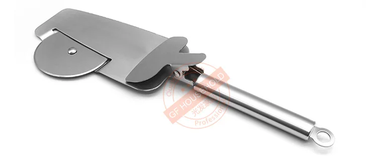 Cross Border for 430 Fully Stainless Steel Pizza Hob Pizza Cutter Cake Knife Triangular Cake
