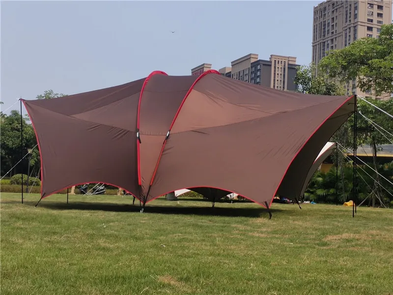 Большой Habib открытый непромокаемый и солнцезащитный козырек многофункциональная палатка для гостиной с большим spacce Habi семейная кемпинговая палатка для вечеринок