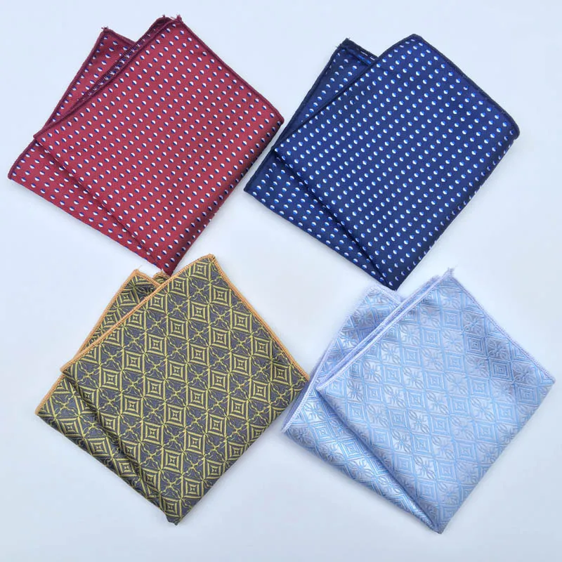25 см Карманный мужской шарф Карманный квадратный Hanky высококачественный Карманный квадратный обтягивающий мужской носовой платок Узкий Тонкий аксессуары для одежды