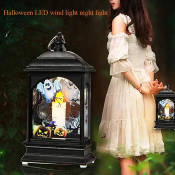 

Gift PVC Bedroom Pumpkin Castle Bar Home Holiday Exquisite Stage Layout Night Light Halloween Led Decorative Hanging