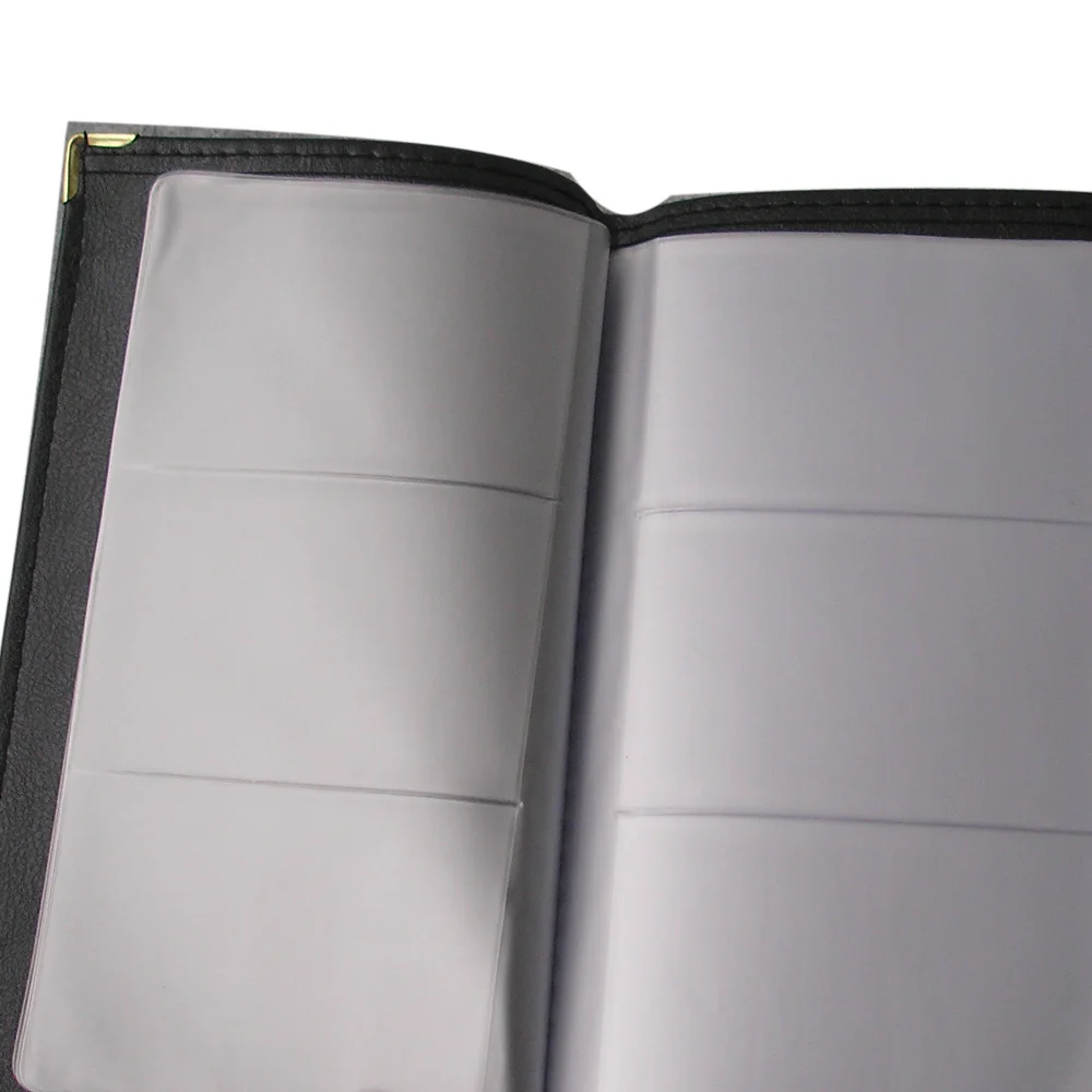 120 карточка металлический уголок кожаная визитница альбом контейнер сумка для