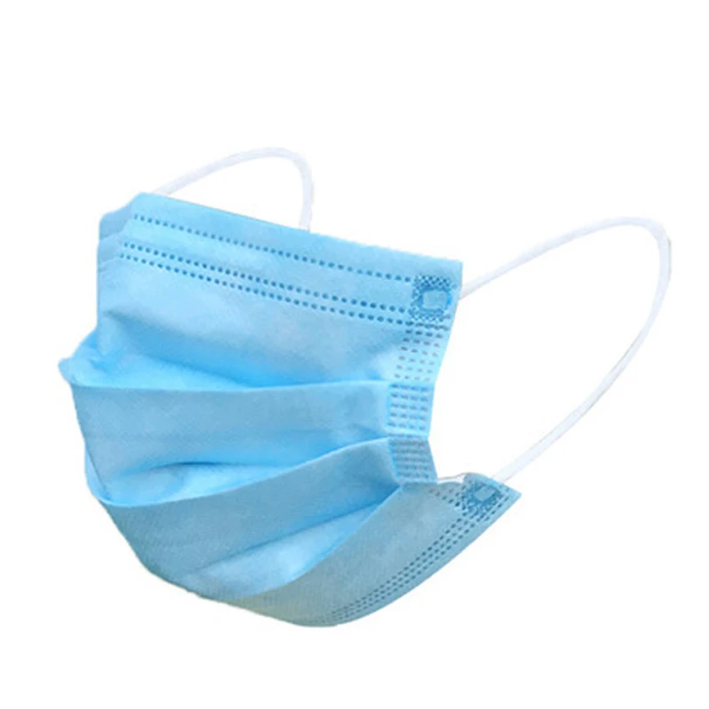 

100Pcs Anti-Dust Dustproof Disposable Masks Earloop Face Mouth Masks Facial Protective Cover Masks 3 Layers Free Shipping N04094