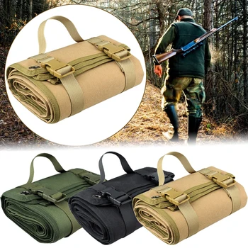 

Tactical Shooting Mat Foldable Outdoor Hunting Gun Rifle Pad Waterproof Roll Up Camping Picnic Blanket Hunting Accessory for Gun