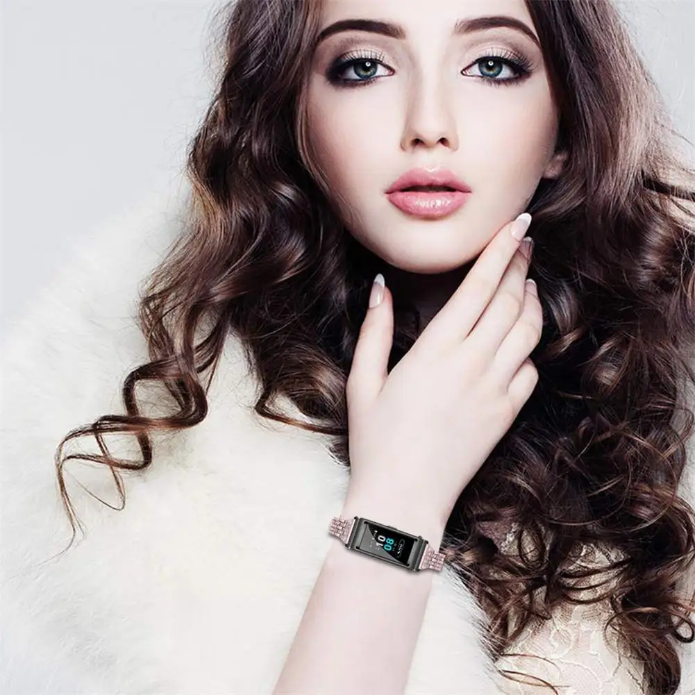 Ремешок из нержавеющей стали для Huawei talkband B5 Смарт-часы сменный ремешок Женский браслет спортивные бизнес аксессуары для наручных часов