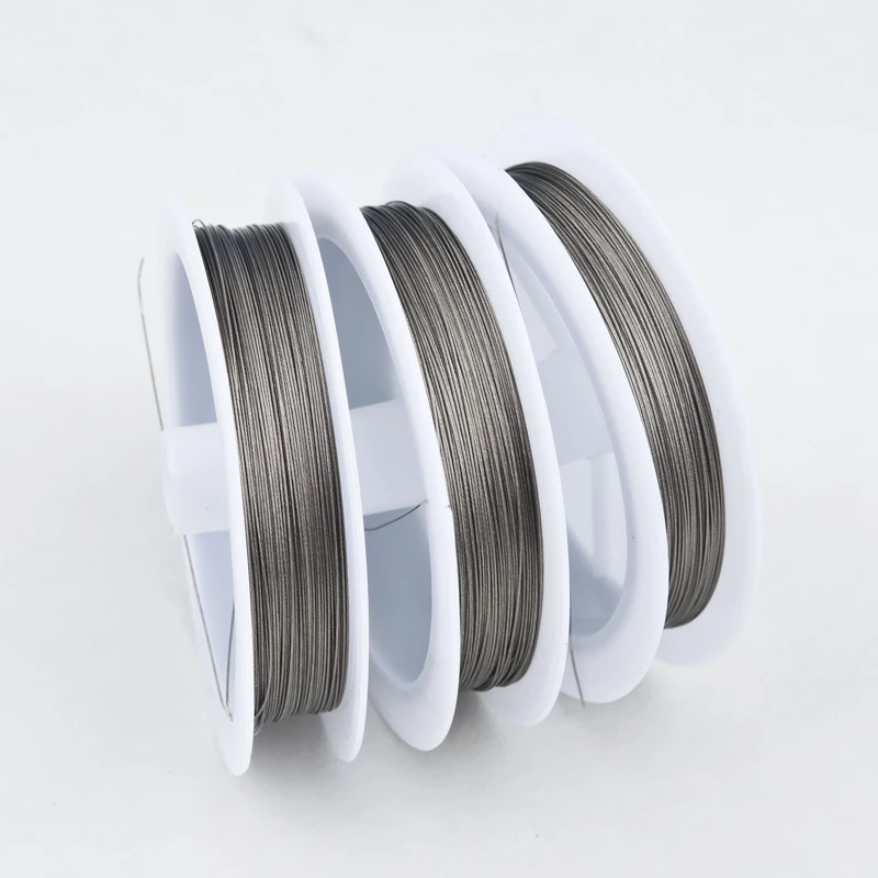 1 Roll Stainless Steel Tiger Tail Beading Wire 7/19/49 Strand Bead  Stringing Wire for DIY Earring Jewelry Crafts Making