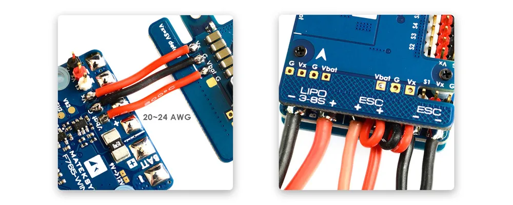 Matek System F765-WING STM32F765VI Контроллер полета Встроенный OSD для RC самолета фиксированное крыло