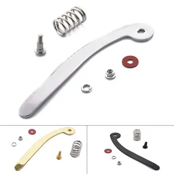 

New 1 Set Electric Guitar Bridge Parts Zinc Alloy Tailpiece Parts Crank Handle Screw For Gibson Bigsby Guitar Accessories