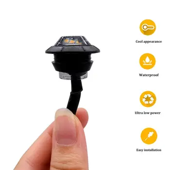 

20X Smoked 3/4" Round LED Clearance Side Marker Light For Truck Trailer RV White PC Lens Silicone Rubber Base Car Lights