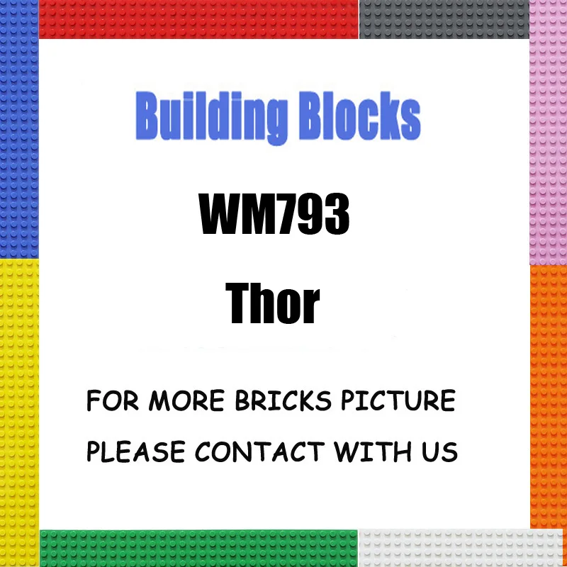 

WM793 Avengers THor Korg Valkyria Battle Horse Odin Loki Frigga Laufey Super Heroes figure building block Kids Toys for boys