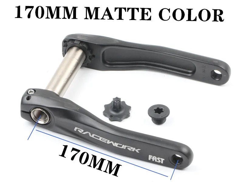 170MM MATTE Велосипедная Звездочка для горного велосипеда, 170 мм, 175 мм, 30 T, 32 T, 34 T, 36 T, 38 T, узкий широкий велосипед MTB, корона для SRAM SHIMANO Deore - Цвет: 170MM MATTE