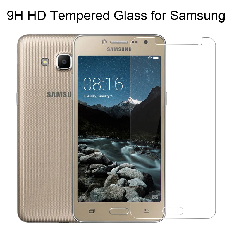 Закаленное стекло 9H HD для Samsung J7 2017 J5 2016 J3 2015 Защита экрана Galaxy Grand Prime Plus|Защитные