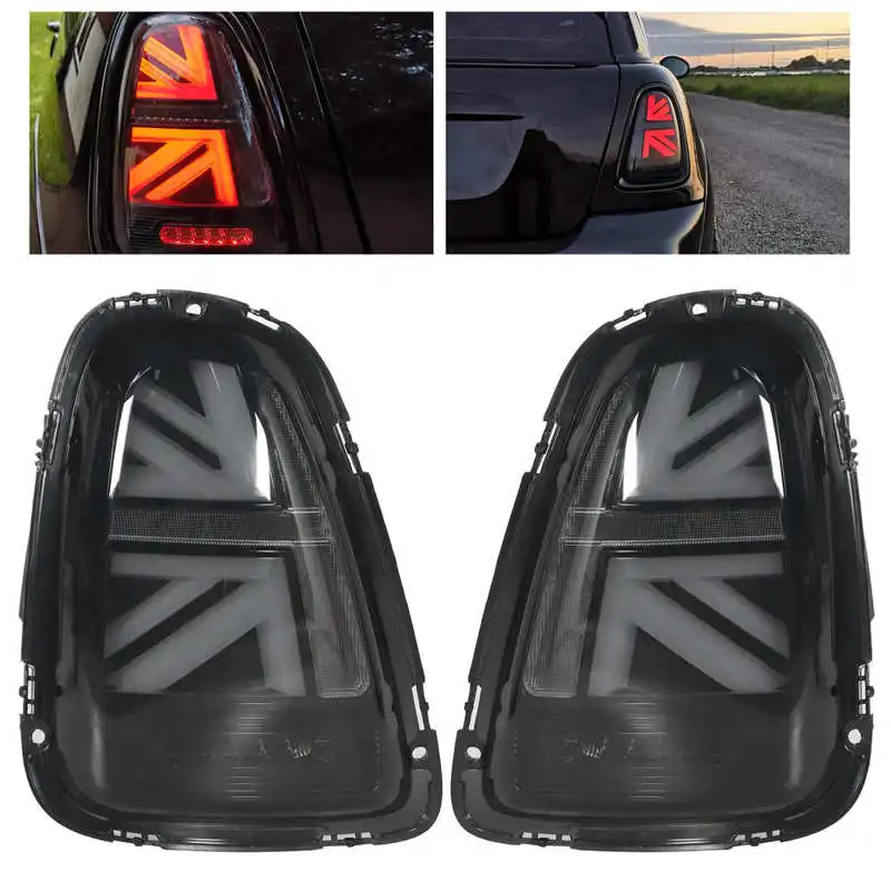 VLAND JCW Union Jack Full LED Tail Lights Smoked Lens Fits For Mini Cooper R56 R57 R58 R59 LCI 2011 2012 2013 2014 2015 |