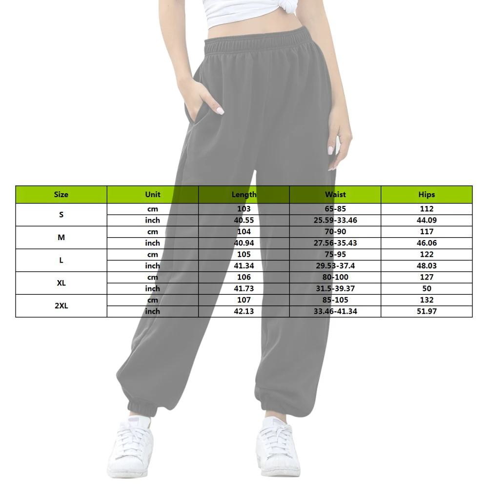 Loose Joggers Wide Leg Sweatpants Women 