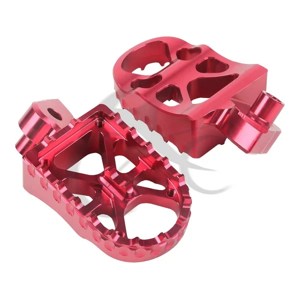 Заготовка ЧПУ подножки для Yamaha YZF 250F YZ250F YZF426 YZ426F YZF450 - Цвет: Red