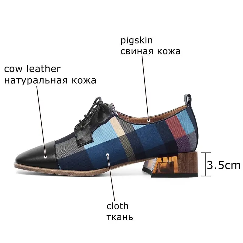 ALLBITEFO/модные повседневные Брендовые женские туфли из натуральной кожи на высоком каблуке вечерние женские туфли на толстом каблуке весенние женские туфли на каблуке, размер: 33-42