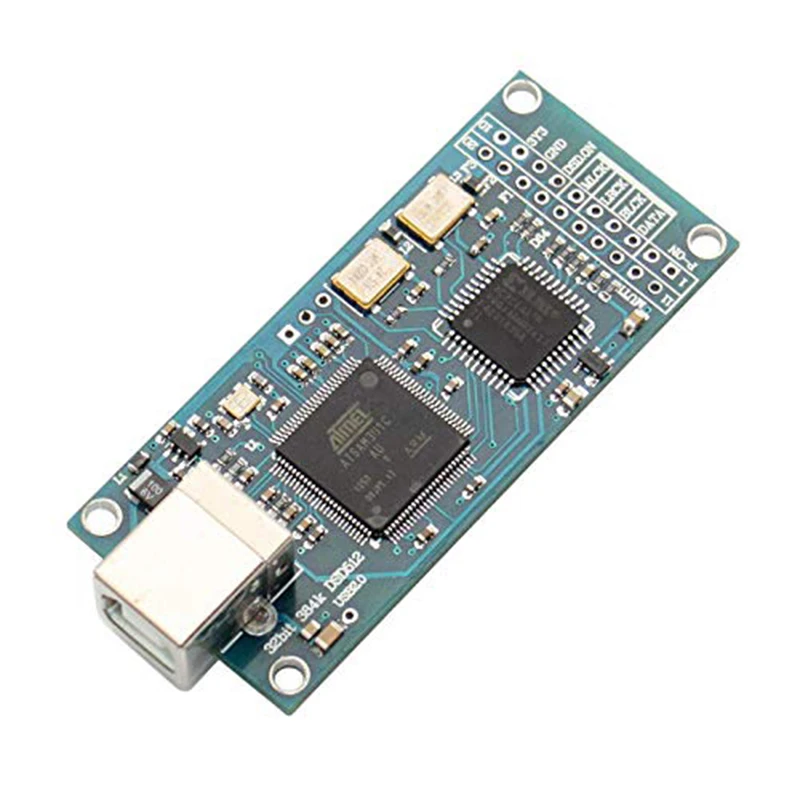 ATSAM3U1C XC2C64A для Amanero USB цифровой интерфейс IIS интерфейс DAC декодер плата поддержка DSD512 32 бит 384K ies DSD выход