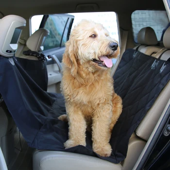 

Waterproof Pet Dog Cat Outdoor Car Carrier Protector Oxford Cloth Printed Pet Dog Car Seat Cover Rear Back Cushion Pad