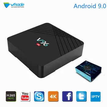 

Vmade Original Mini TV Box Android 9.0 HD 4K H.265/HEVC 2+16GB Allwinner H6 Quad Core Set-Top Box Support Youtube Netflix WIFI