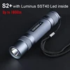 Powerful LED Flashlight Convoy S2 Plus with Luminus SST40 Led 18650 Torch Light 1800lm Lanterna Portable Work Camp Flash Light ► Photo 1/6