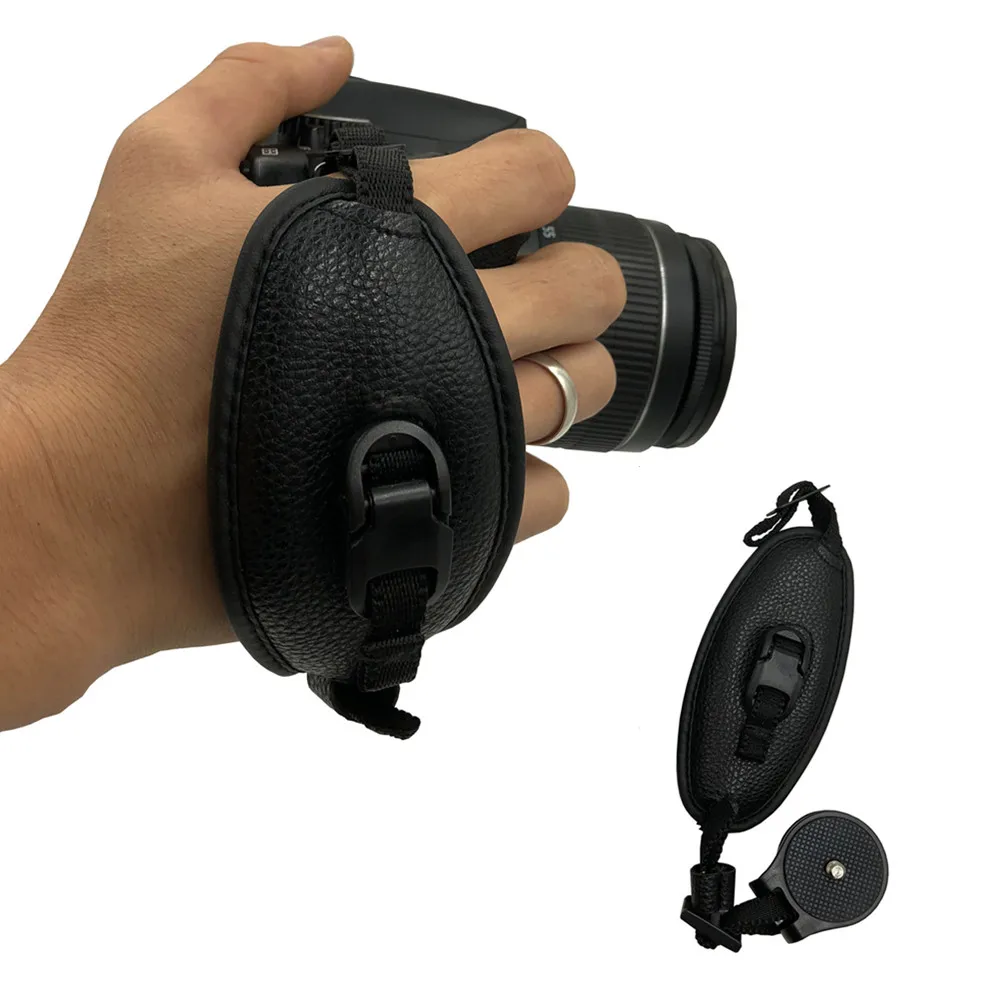 Pu Leather Camera Hand Grip Wrist Strap For Canon Eos R6 R5 Rp R M200