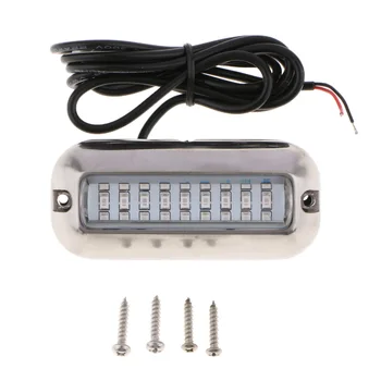 

High Intensity LED Underwater Pontoon Marine Yacht Boat Transom Light Red