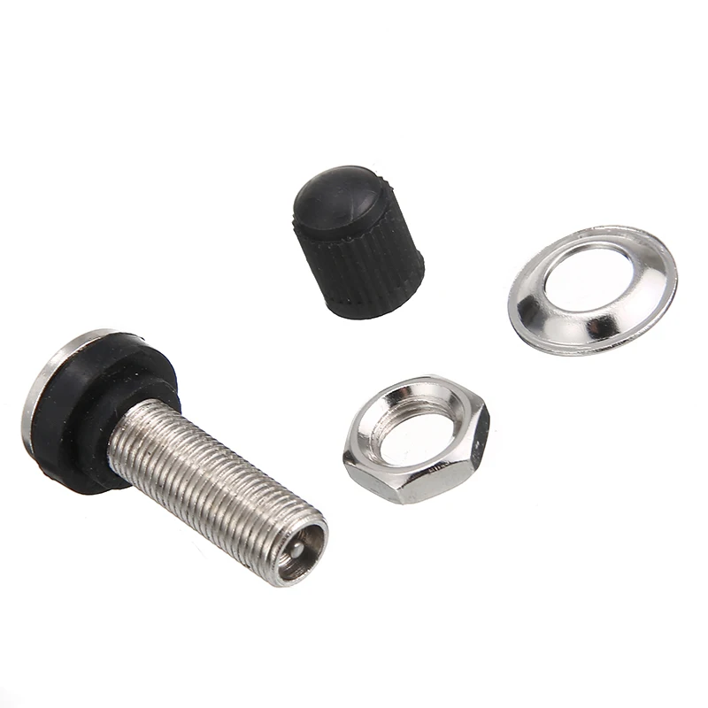 2pcs Metal Tyre Valve Bolt In Stem Tire Bolt In Stem 36 mm x14mm Universal Fit For Cars Motorcycles Bicycles