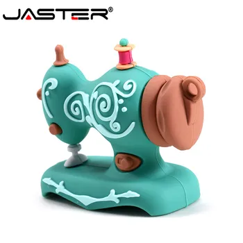 

JASTER 2019 new USB 2.0 cartoon sewing machine model usb flash drive 4GB 8GB 16GB 32GB 64GB 128GB pendrive U disk Christmas gift