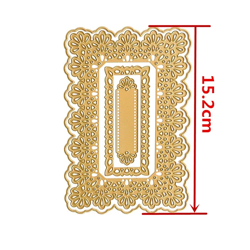 Новые ретро Прямоугольные рамки Необычные края границы металлические режущие штампы для скрапбукинга и открыток «сделай сам» поделки - Цвет: Picture 24