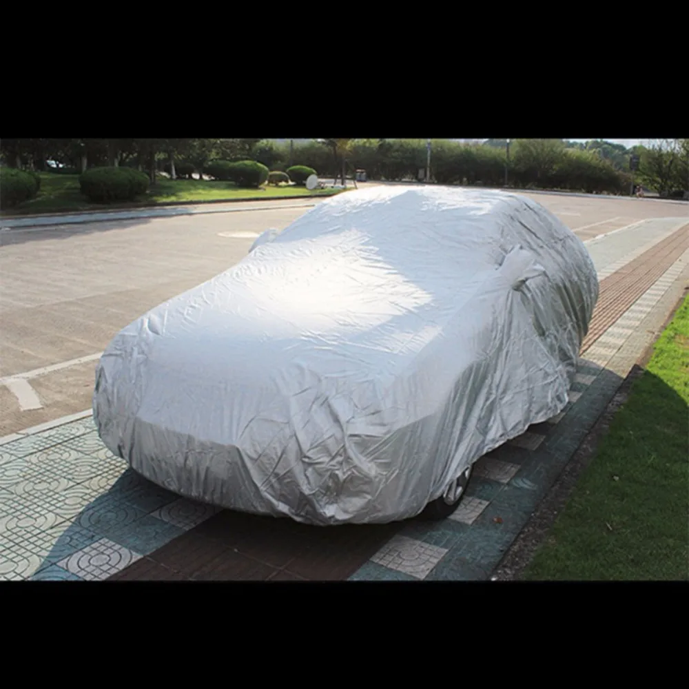 190T полиэфирные автомобильные отражатели, автомобильные Чехлы, защита от солнца, для улицы, солнечные, водонепроницаемые, для автомобиля, защита от пыли, дождя, снега, для внедорожника