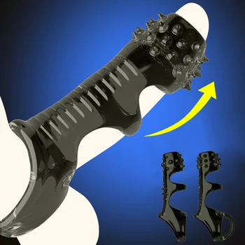 Bdsm Toys Reusable Bondage Delayed Ejaculation Penis Rooster Chastity Set Sex Toys For Men Stimulate Women Clitoris Sex Products 2