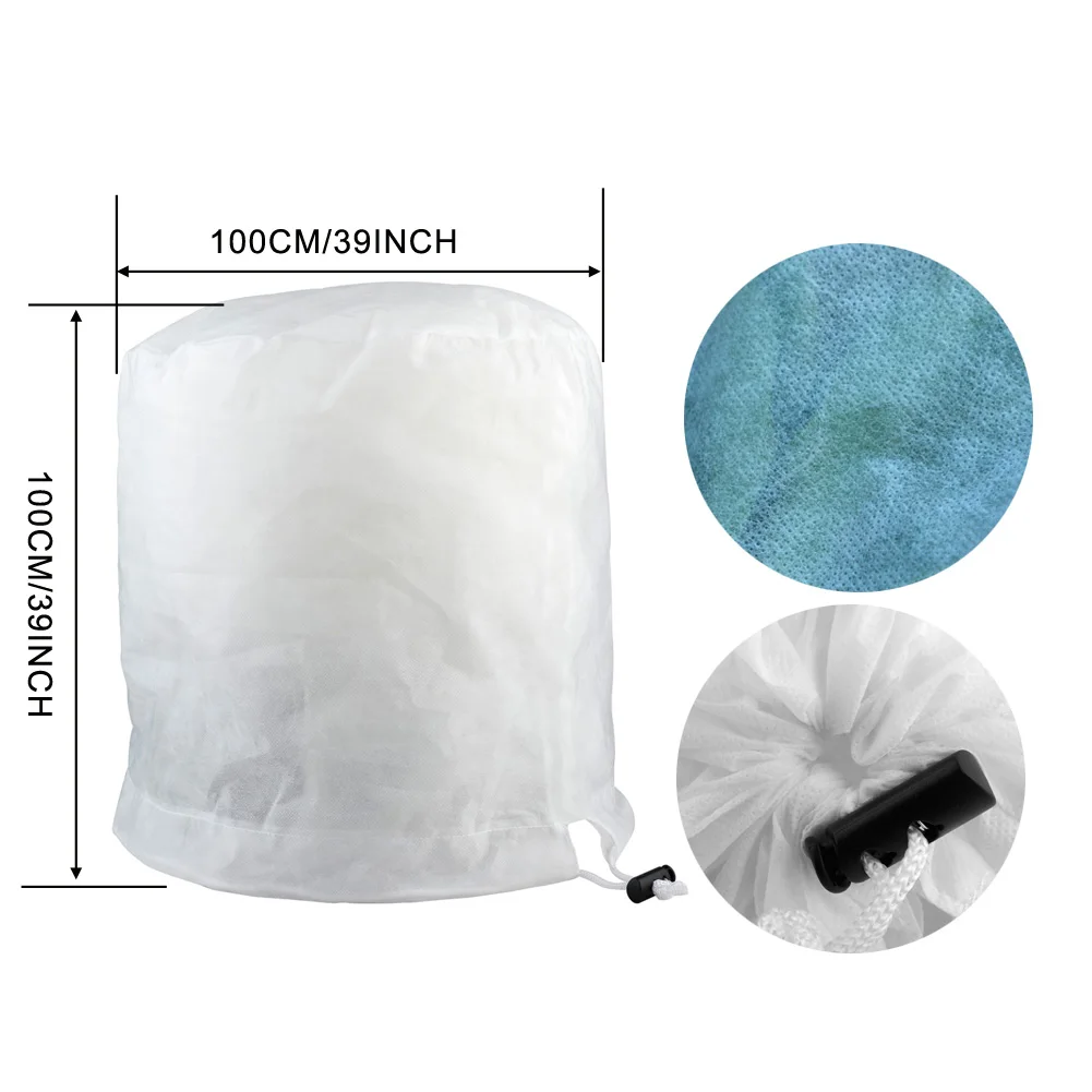 100x100x100 см многоразовая Экологичная ткань защита от замерзания растений покрывает завод shrut Frost куртка с Кулиской