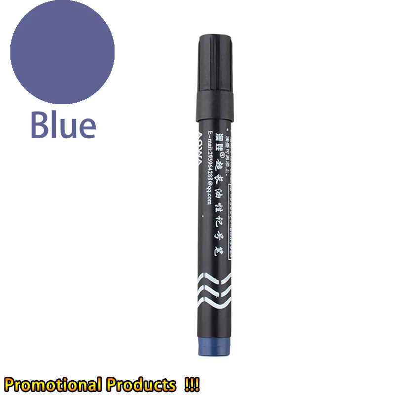 Водонепроницаемая красочная ручка для автомобильных шин, протектор для шин CD металлические перманентные маркер-краски граффити фломастер на масляной основе Marcador Caneta канцелярские принадлежности - Цвет: Blue1